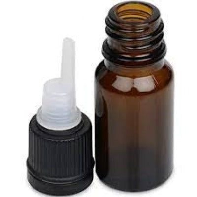 Load image into Gallery viewer, Amber Glass Bottle with Orifice Reducer Dropper and Cap - Essentially You Oils - Ottawa Canada
