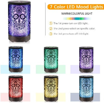 SKULL METAL DIFFUSER - Essentially You Oils - Ottawa Canada
