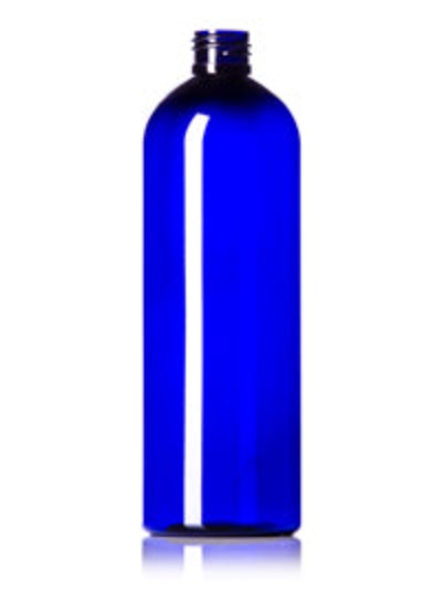 Plastic Blue PET Bullet (Cosmo Round) Bottles 120 ml - Essentially You Oils - Ottawa Canada