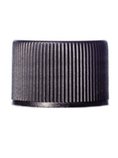 Load image into Gallery viewer, Ribbed Polypro Caps - Black - 20/410 and 24/410 Neck - Essentially You Oils - Ottawa Canada
