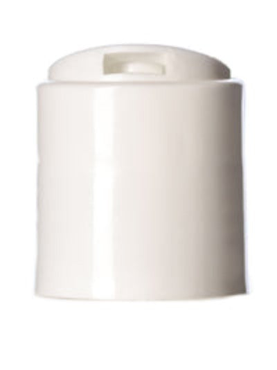 Load image into Gallery viewer, Disc Top Dispensing Cap - White - 20/410 and 24/410 Neck - Essentially You Oils - Ottawa Canada
